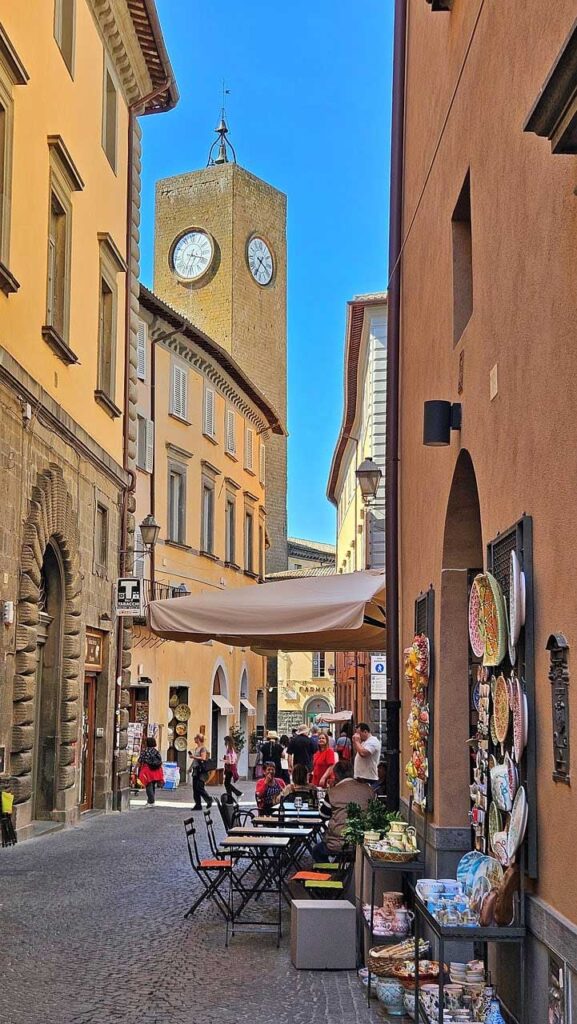 Orvieto utcarészlet, Umbria