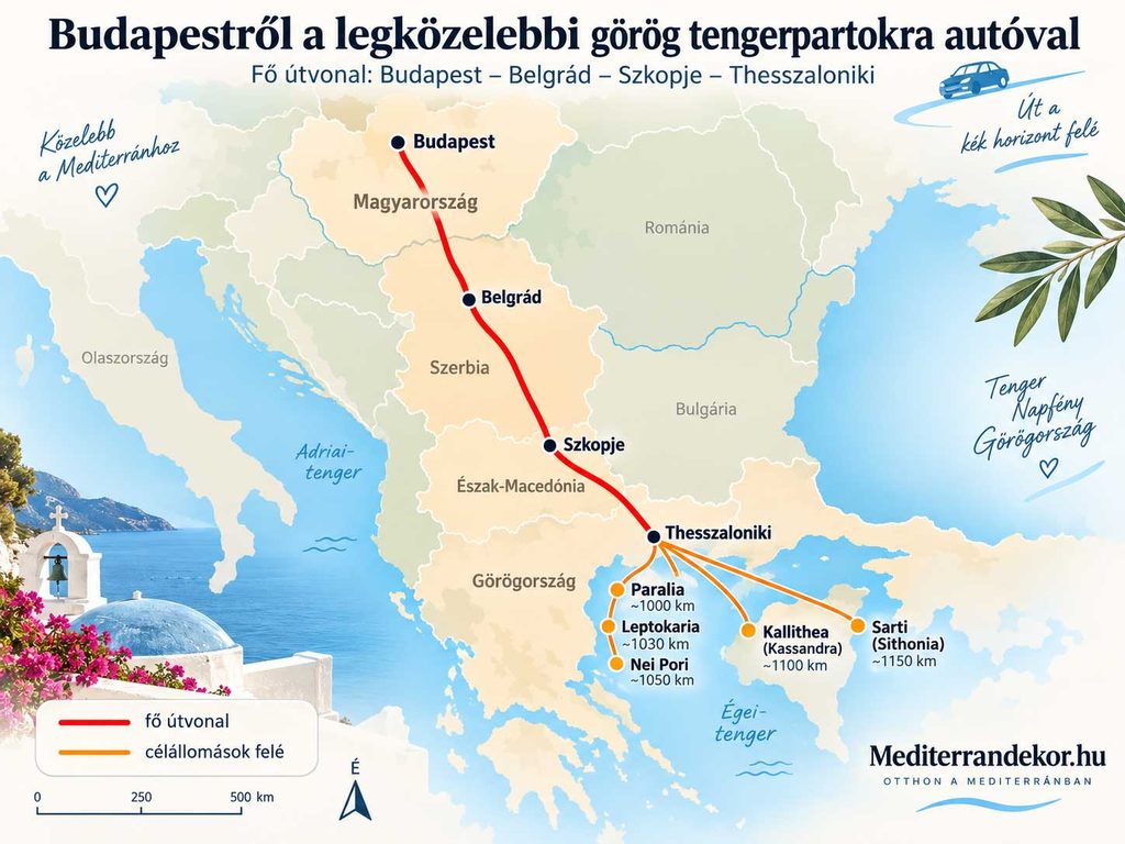 Magyarországhoz legközelebbi görög tengerpart